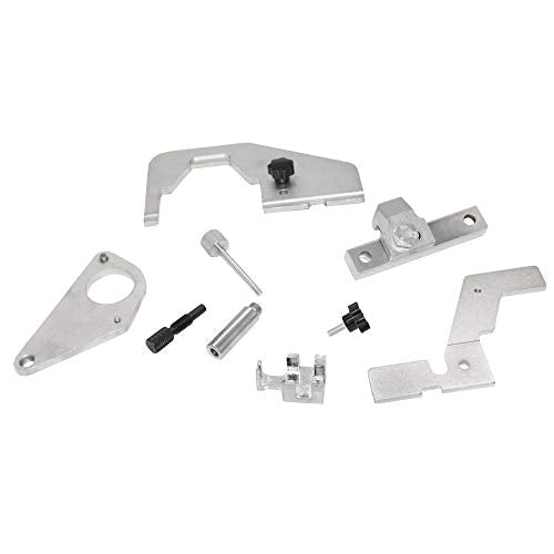 Engine Camshaft Timing Locking Tool Kit Compatible with Ford Mondeo Focus 2.0 SCTi Ecoboost Ti-VCT - color: Silver