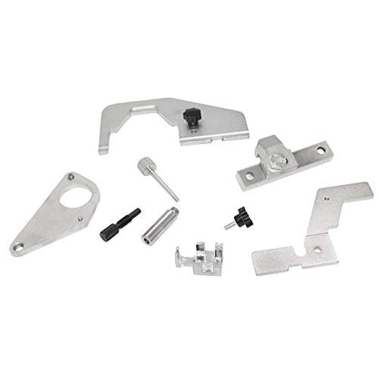 Engine Camshaft Timing Locking Tool Kit Compatible with Ford Mondeo Focus 2.0 SCTi Ecoboost Ti-VCT - color: Silver