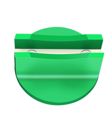 Magnetic Pinch Weld Jack Pad, 1PC, Green | 0.45'' Width Slotted, Weld Frame Rail Adapter for Floor Jack, Compatible with Most Off-Road Trucks, Pickups, SUVs, Sedans - color: Green