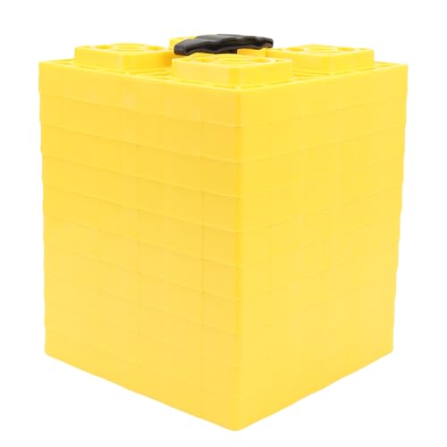 Focket RV Leveling Blocks, 3 Steps Adjustable Heavy Duty HDPE Material Non Slip Surface Trailer Leveling Blocks, Campers with 10pcs Set Carry Bag for Cars Campers RV