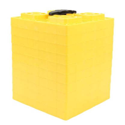 Focket RV Leveling Blocks, 3 Steps Adjustable Heavy Duty HDPE Material Non Slip Surface Trailer Leveling Blocks, Campers with 10pcs Set Carry Bag for Cars Campers RV