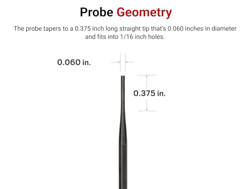 TEKTON 1/16 Inch Tip Probe (1/8 x 3 in. shank) | PNH21111 | Made in USA - style: Probe
