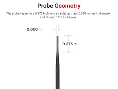 TEKTON 1/16 Inch Tip Probe (1/8 x 3 in. shank) | PNH21111 | Made in USA - style: Probe
