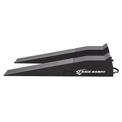 Race Ramps 2-Piece 67" XT Car Service Ramp, Tire Lift for Low Profile Vehicles, Solid High-Density Foam for Non-Skid Loading, Set of 2