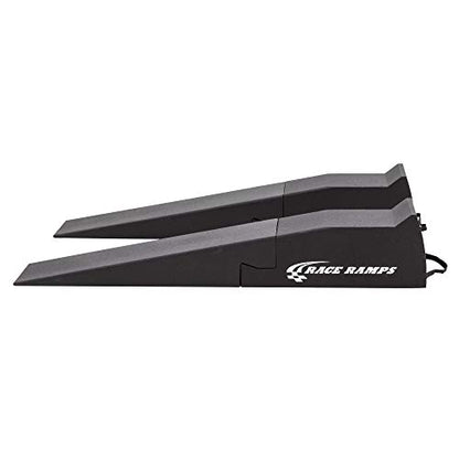 Race Ramps 2-Piece 67" XT Car Service Ramp, Tire Lift for Low Profile Vehicles, Solid High-Density Foam for Non-Skid Loading, Set of 2