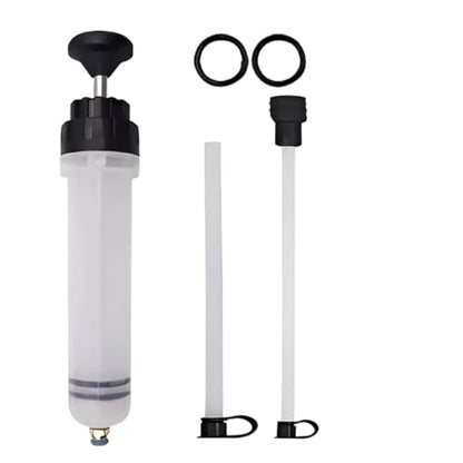 Fluid Pump Automotive - 1.5L PP, Oil Fluid Extractor, Oils Suction Syringe | Leakproof Syringe Filler, Transfer Hand Pump Tool | Automotive Brake Fluids Syringes for Car, Lawn Mower, Engine. - size: 500ml