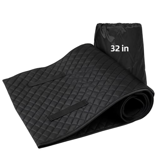 AggAuto Rolling Creeper Mat 60''x32 Foldable Mechanic Mat Under Car Roller | Mechanic Creeper Mat, Oil Resistant Surface, Smooth Sliding, Portable Design, Garage & Roadside Repairs - size: 60" x 32"