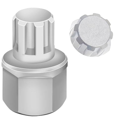 19/8PT Wheel Locking Nut Key for BMW, Anti-Theft Lug Nut Removal | Wheel Lock Nut Socket Adapter, Anti-Theft Screw Remover, Hand Repair Tool, Tyre Fitting, garage - size: 19/8Pt Key