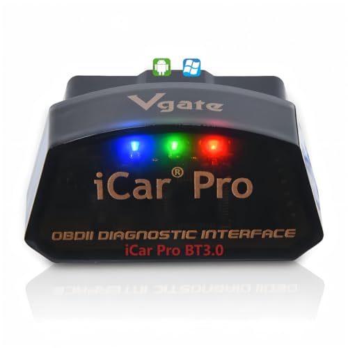 Vgate iCar Pro Bluetooth 3.0 OBD2 Scanner | Android Only – Not for iOS – Check Engine Light - size: ICAR PRO BT3.0 - Android & Windows