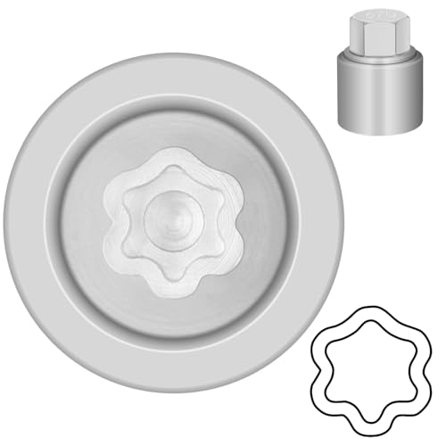 670 Wheel Locking Nut Key for Nissan Infiniti, 21mm Lock Bolt Inner Dia Wheel Anti-Theft Lug Nut Hand Repair Removal Tool - size: socket 670