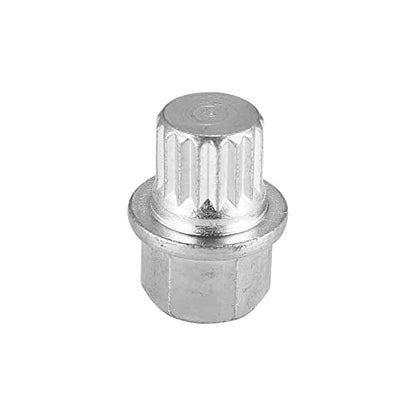 X AUTOHAUX 1pc ABC6/17PT Wheel Lock Lug Nut Anti Theft Wheel Lock Nut Screw Removal Key for VW for Audi - size: 6/17PT