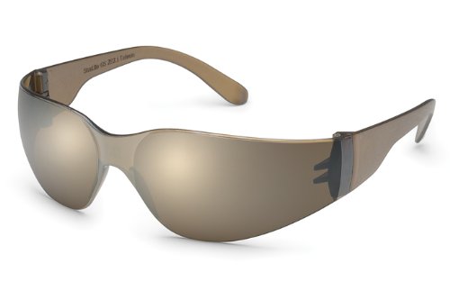 Gateway Safety 4680 UL-Certified StarLite Safety Glasses, Clear Lens, Clear Temple (Pack of 10) - color: Mocha Mirror Lens/Mocha Temple, size: 10-Pack
