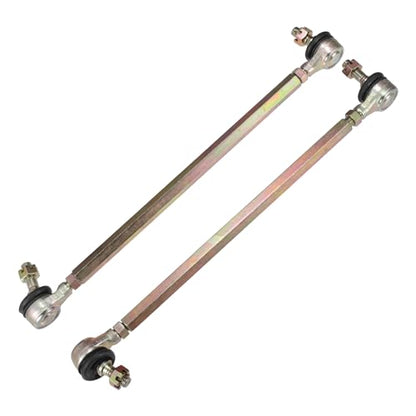 ACROPIX 27cm 10.63" Steering Tie Rod End Tie Rod Link Fit for 50cc 70cc 90cc 110cc 125cc 150cc ATV Quad Four Wheeler with Ball Joint Accessories - Pack of 2 - size: 270mm