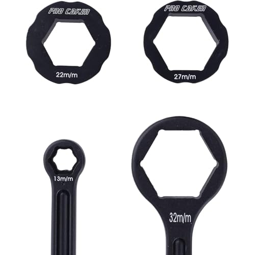 10MM/0.39'' 13MM/0.51'' 22MM/0.87'' 27MM/1.06'' 32MM/1.26''Tire Iron Lever Tool Spoon Motorcycle Tire Change Kit Wrench Set Kit Tire Repair Tool for European Bike XC SX XC EXCF - color: 13mm--black