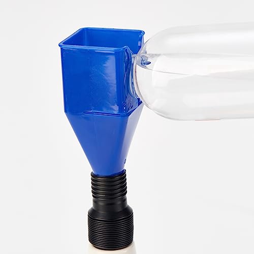 Funnels for Automotive Use,Flexible Draining Tool Snap Funnel,Retractable Automotive Fuel Funnel,Oil Snap for Cars and Motorcycles - color: blue-1
