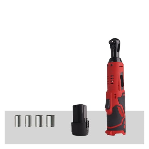 Impact Wrench, Cordless Right Angle Electric Wrench 3/8 Inch Ratchet Disassembly Nut Car Maintenance Tool,for Car/Truck RV