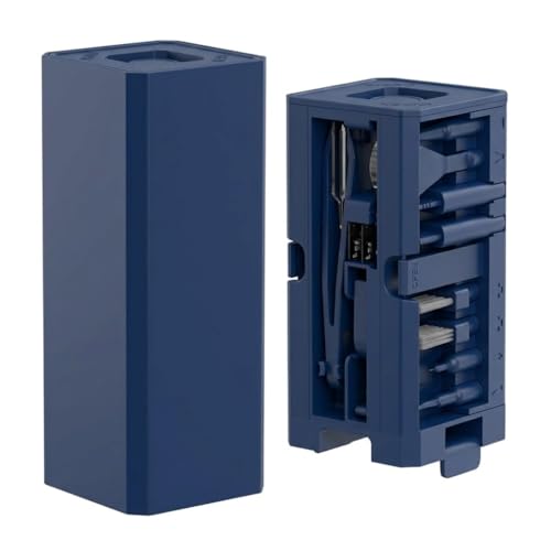 32-in-1 Multi-Functional Cleaning Kit for Electronics Including Headphones,Mobile Phones,Computer,Monitor,Lens and etc, Compact and Portable Design (Navy Blue) - color: Navy Blue
