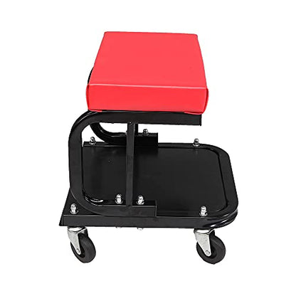 Roller Seats Mobile Rolling Seat W/Equipment Tray, Round Garage Workshop Chair,Stool Seat with Tool Tray, Rolling Mechanic Stool Garage Shop Creepers, Garage & Shop Roller Seats & Creepers 36x36x36cm