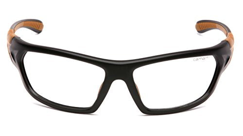 Carhartt Unisex Sandstone Bronze Lens - color: Clear Lens/ Black/Tan Frame