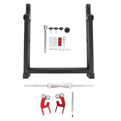 Motor Bike Wheel Balancer Stand, Heavy Duty Steel, Balancing Tool for Sport Dirt Bike, Foldable Portable Design, Suitable for Off Road Motorcycles, Sports Bikes, Road Bikes,