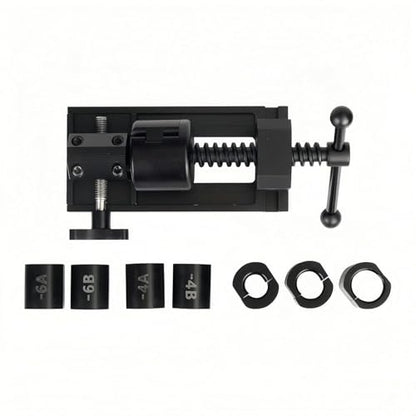 Fuel Line Fittings Installation Tool Set, Fuel Hose Repair Kit with 4AN 6AN 8AN 10AN 12AN Connector, Auto Fuel Hose Pipe Installation/Removal Tool Kit, AN Hose Fitting Connect/Disconnect Repair Tools