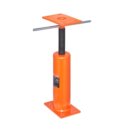 VEVOR House Floor Jack, 12"-16" Height Range, 9700 lbs Max Load Capacity, Adjustable Support Beam Basement Jack Post Pole for Leveling, Lift Support Steel Telescoping Jack Post for Temporary Support - size: 12"-16"-1PC