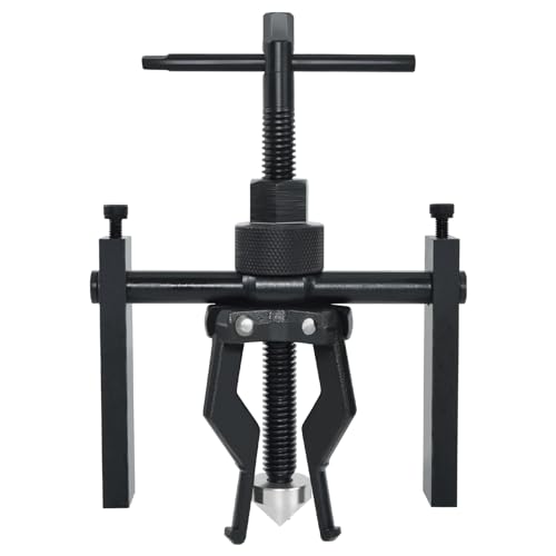 3 Jaw Inner Bearing Puller Gear Extractor Internal External Pulling Tool Carbon Steel Wheel Pilot Bearing Puller kit for Motorcycle Motorbike Car SUV