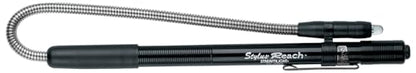 Streamlight 65618 Stylus Reach 11-Lumen White LED Pen Light for Mechanics, Inspectors, and Technicians with Flexible 7-Inch Extension Cable and 3 AAAA Alkaline Batteries, Black - color: Black