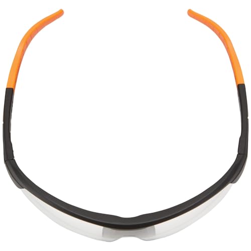 KLEIN TOOLS 60159 Safety Glasses, PPE Protective Eyewear with Semi Frame, Scratch Resistant and Anti-Fog, Clear Lens - color: Clear Lens, size: Single