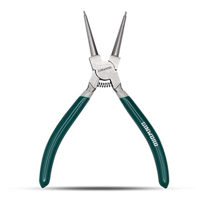 7 inch Straight Internal Snap Ring Plier, Circlip Pliers, Tips C-Clip Pliers for Ring Remover Retaining - size: 7-inch Straight Internal Plier (1PC)