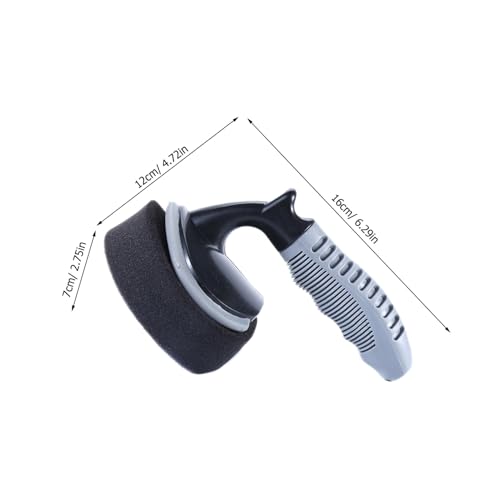 Garneck 1 Set Car Wash Brush Cleaning Tire Applicator Pad Tire Scrubber Tire Brush Polish Tire Shine Applicator Automotive Car Detailing Wheels Tire Dressing Applicator Tires Handle Sponge