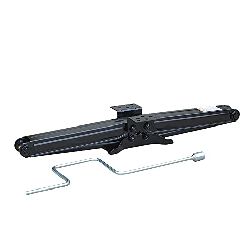 Bastion Distribution 30" Scissor Jack with Crank Handle | 5000lbs Capacity | Adjustable 5-30” Height | Spray-Tested Powder Coated | BJ-5000MSJ30 - size: 30"(One Pack)