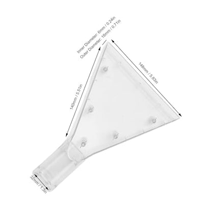 Sorandy Shop Vacuum Extractor Attachment, Carpet Tool Stainless Steel Clear Extractor Attachment for Wet Dry Home Use