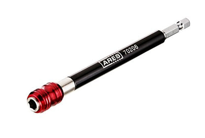 ARES 70206 - Drill Extension Bit Holder - 6-Inch Quick Release - Works With All 1/4-Inch Drive Bits - Quick Release Mechanism Makes Changing Bits a Breeze - size: 6-Inch Quick Release Extension Bit Holder