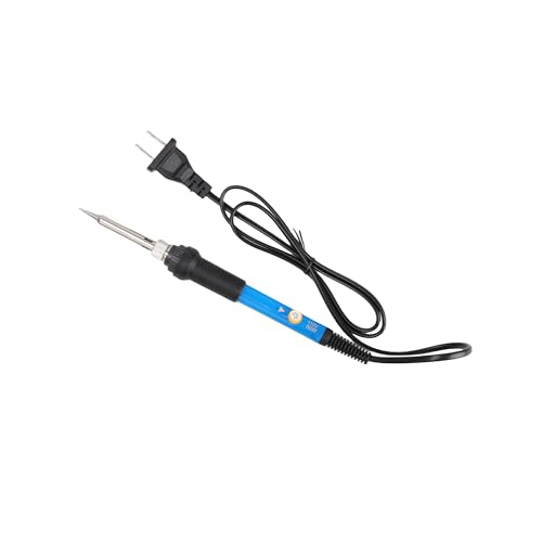 60W Adjustable Soldering Iron Kit with 5 Tips and Tin Wire