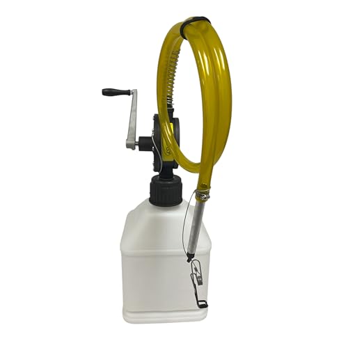 FLO-FAST Pro 5-Gallon Fluid Transfer KIT with High-Flow Pump – 8 GPM, Portable, Durable, Made in USA – Marine, ATV, Automotive, Agriculture (Natural)