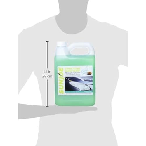 Sun Joe Snow Foam Car Wash Soap & Cleaner Concentrate, Coconut Scent, 1 Gallon - Cleaning Solution for Automotive Vehicles, Vinyl, Aluminum, Wood, & Brick Surfaces, SPX-FCS1G-COC - style: Coconut Car Snow Foam Cleaner