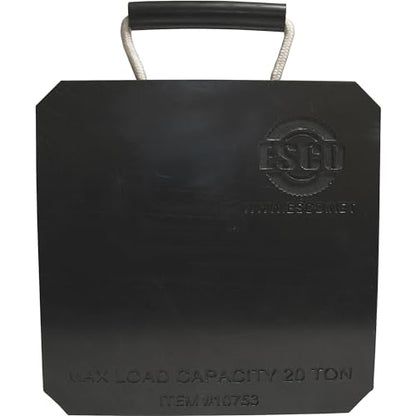 20 Ton Cribbing Support Jack Plate for Trailers, Boats, RV, Heavy Vehicle Equipment, Hydraulic Cylinders, Bottle Jacks, Jack Stands - style: 20 Ton