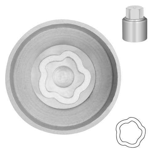 Type O Wheel Locking Nut Key for Land Rover, Lug Nut Removal Tool | Wheel Lock Nut Socket Adapter, Anti-Theft Lug Nut Removal Tool, Anti-Theft Screw Remover, Repair Tool, Tyre Fitting, garage - size: Socket O