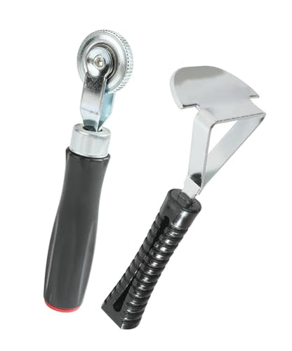 2PCS Tire Repair Tools,Tire Patch Kit,Tire Patch Roller,Car Accessories Tire Patch Tools,Tire Repair Roller and Scraper,Car Tire Repair Tool,Portable Tire Buffer Tool for Car Truck Motorcycle