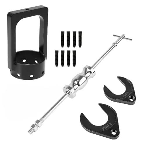 CV Axle Shaft Puller Tool Kit with 63mm 48mm CV Joint Fork Adapter, UTV/ATV CV Axle Removal Tool，Heavy Duty Axle Puller with Slide Hammer for Cars, Trucks, ATV & UTV - color: with 63mm 48mm CV Joint Fork Adapter