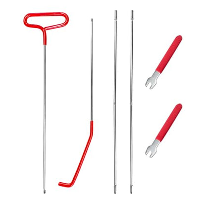 Car Lockout Kit, 67" Long Reach Tool Automotive Professional Emergency Tool Kit, Multi-Function Pull Hook Vehicle Disassembly & Repair Tool Set for Cars Trucks, Car Accessories