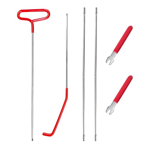 Car Lockout Kit, 67" Long Reach Tool Automotive Professional Emergency Tool Kit, Multi-Function Pull Hook Vehicle Disassembly & Repair Tool Set for Cars Trucks, Car Accessories