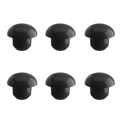 ZIMISI Bottle Jack Floor Jack Oil Filler Plug, 8mm Rubber Hydraulic Jack Oil Plug, Flat-Head Hydraulic Filler Bung for Oil Reservoir Hole, Horizontal Jack Hydraulic Top Pressure Rod Accessories (6PCS) - size: 6PCS