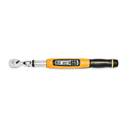 GEARWRENCH 3/8" Flex Head Electronic Torque Wrench with Angle, 10-100 ft/lbs. - 85078 - style: 3/8 Drive Flex Head with Angle