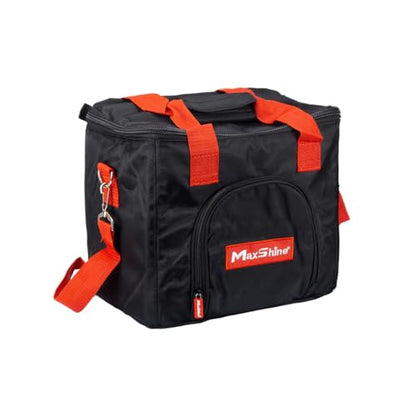 Maxshine Universal Detailing Tool Bag Tote with Belt & Handle | Durable 1680D Oxford Fabric | Compact Storage Organizer for Car Detailing Tools, Brushes, Bottles & Auto Care Accessories