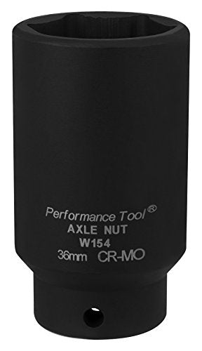 Performance Tool W89318 Axle Nut Socket Set, 9-Piece