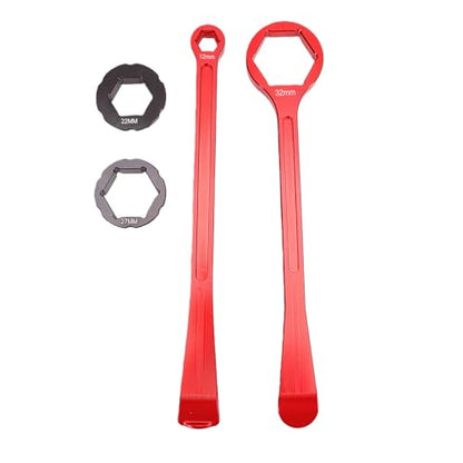 Cryfokt Tire Spoons Tool Set, High Strenght Aluminium Alloy Motorcycle Tire Combo Levers Set, Dual Function Motorcycle Changing Tool Kit for, Dirt Bike, Lawn Mower