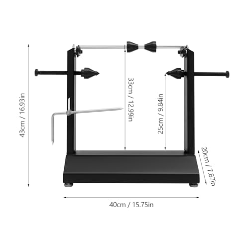 Motorcycle Wheel Balancer & Truing Stand, Portable Tire Balancer Stand with Adjustable Centering Cones, Heavy-Duty Wheel Alignment & Balancing Tools for Most Motorcycles and Sport Dirt Bikes Black
