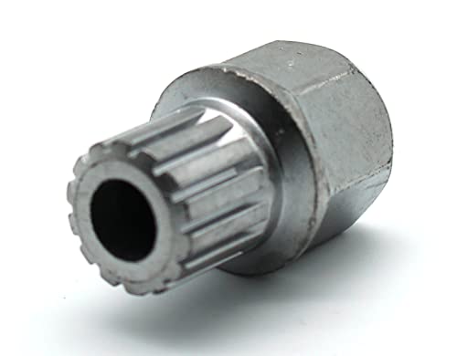 TMAX 59/14Pt Anti-Theft Wheel Lock Lug Nut Removal Socket Key for Vw Audi | Wheel Lock Nut Socket Adapter | Anti-Theft Screw Remover Repair Tool | Tyre Fitting, Garage Repair, Tire Change - size: 59/14PT